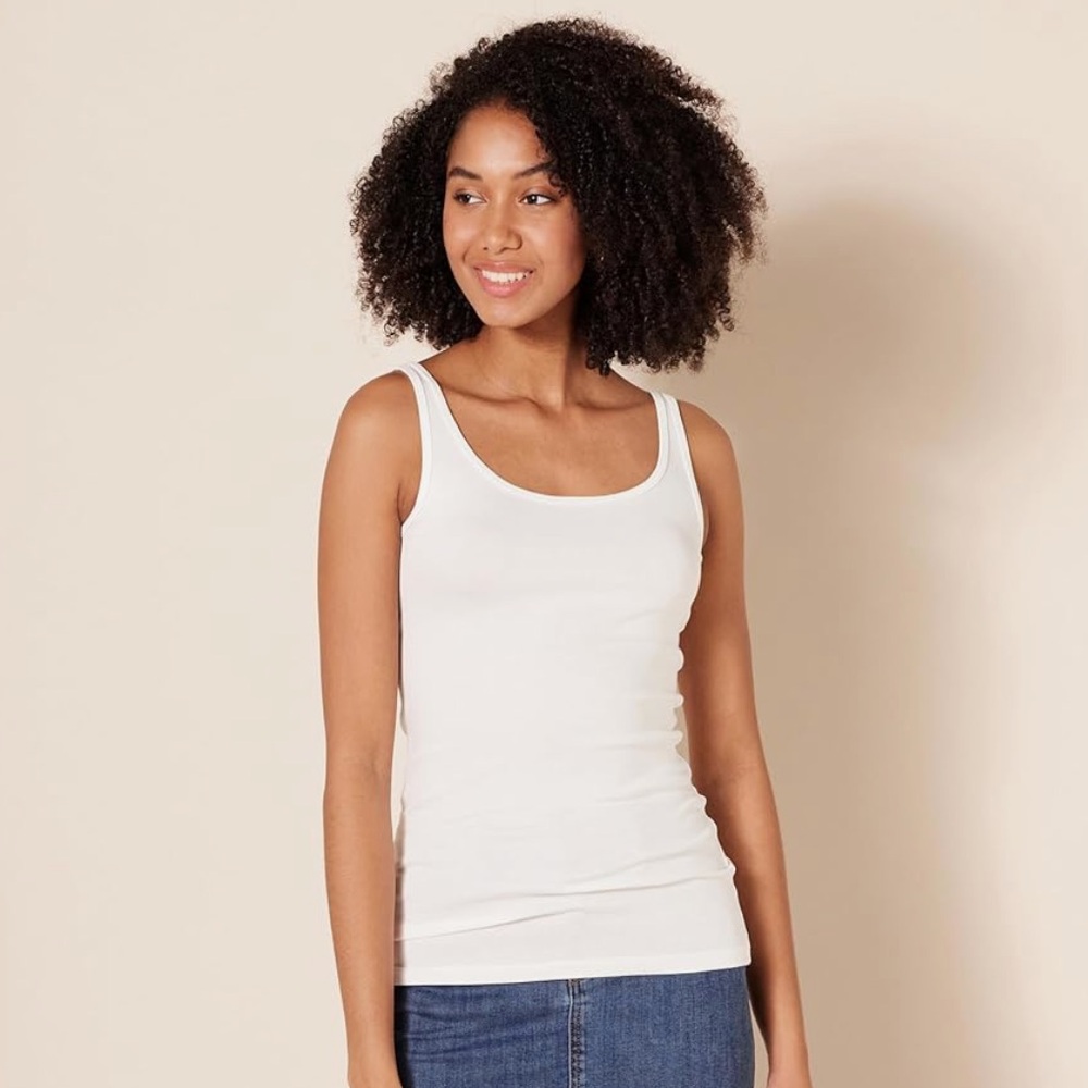 Amazon Essentials • Set of 2 Classic White Tank Top